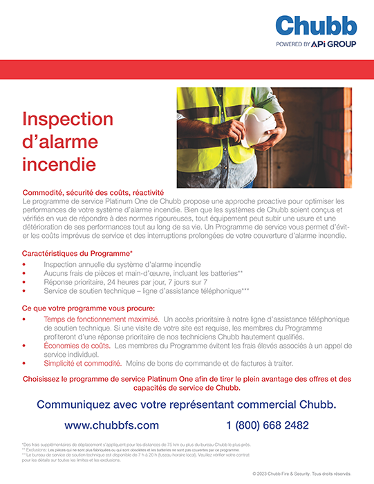 Fire Platinum Brochure FR